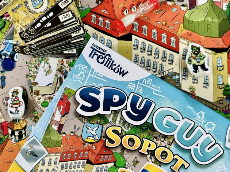 Sopot z minionego stulecia na planszy bestsellera Trefla