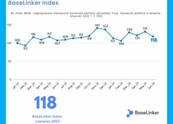 BaseLinker Index: polski e-commerce w dobrej kondycji, ale w czerwcu zalicza spadek. Sytuację ratują duże wzrosty sprzedaży cross-border