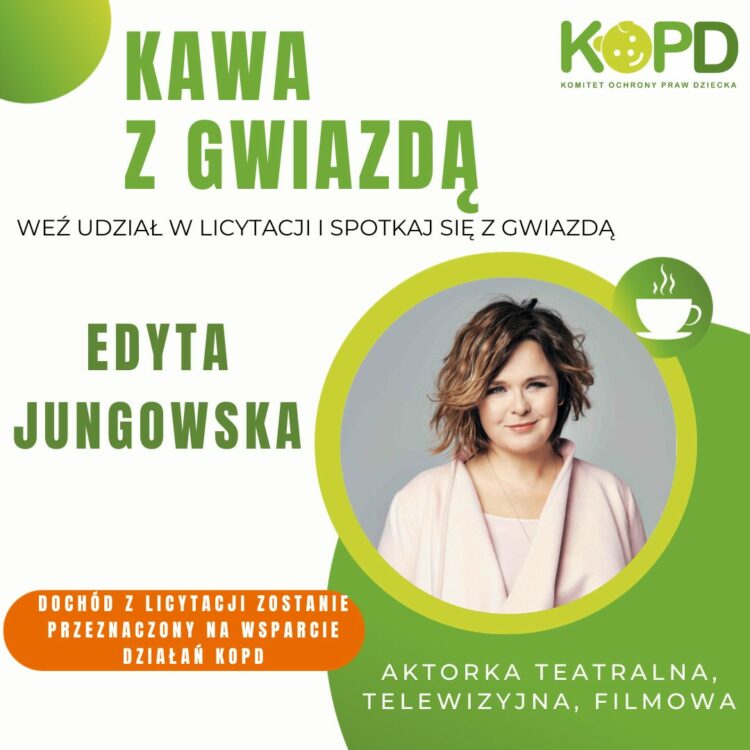 Kawy z Gwiazdą, tym razem z p. Edytą Jungowską