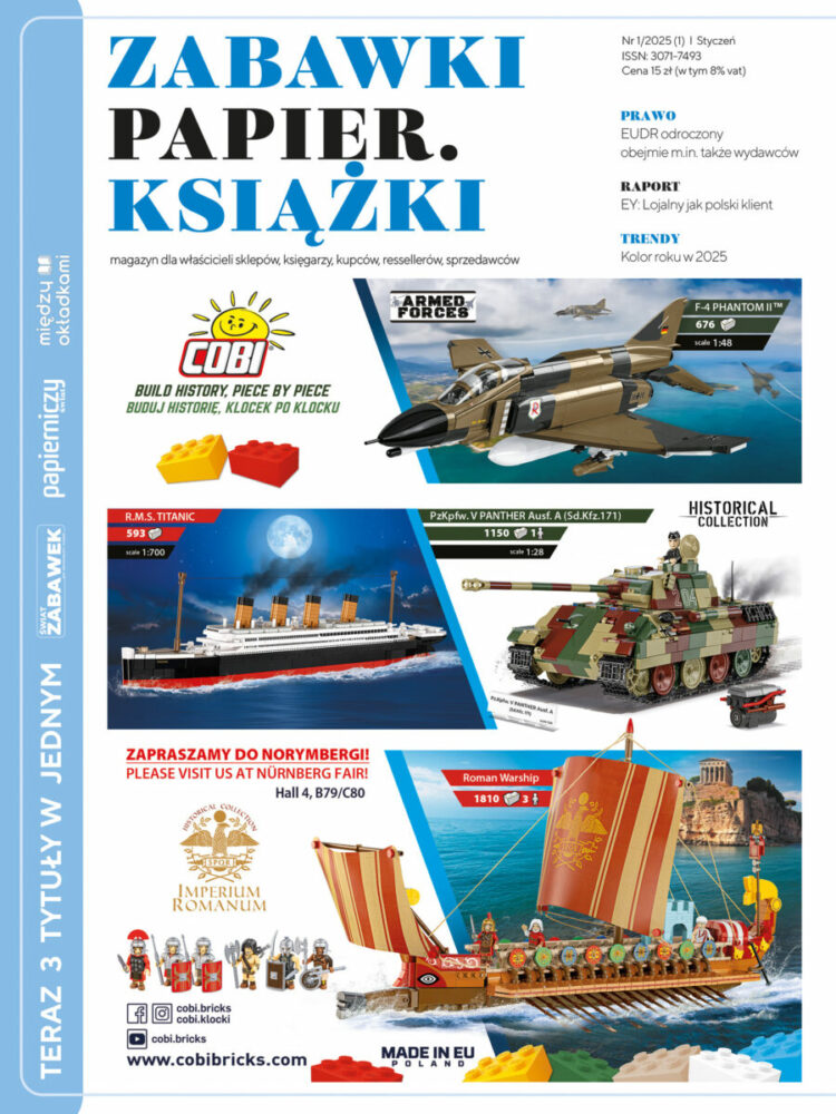 Nowe wydanie – Zabawki Papier Książki (ZPK) 1/2025