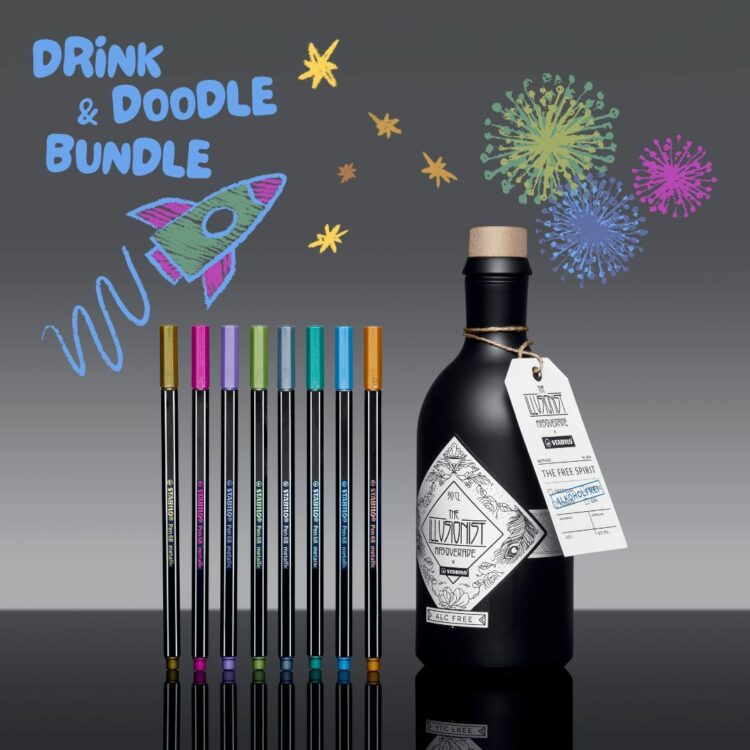 Nowy limitowany zestaw od The Illusionist Distillery i STABILO – połączenie kreatywności i smaku