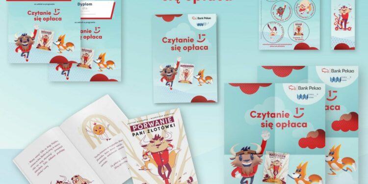 „Czytanie się opłaca” – Bank Pekao S.A. i Fundacja Powszechnego Czytania wspólnie inwestują w przyszłość dzieci, promując kulturę czytania