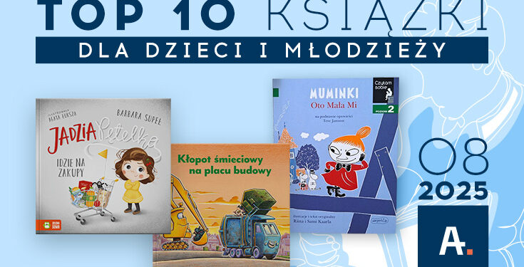 TOP 10 książek w Ateneum – sierpień 2025