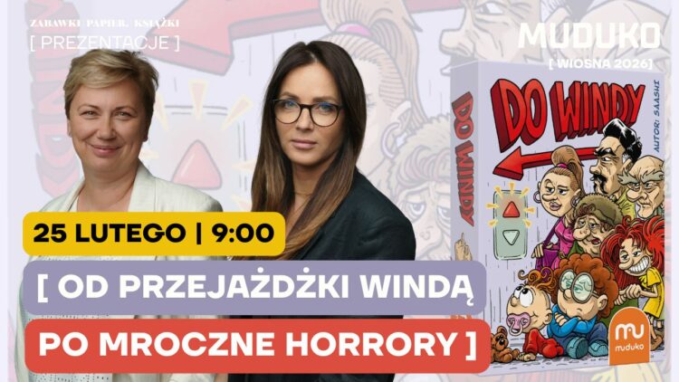 Od szalonych gołębi po mroczne horrory. MUDUKO – Nowości WIOSNA LATO 2026 – rejestracja na prezentację ONLINE
